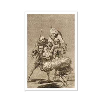 What one does to Another - Francisco De Goya Kunstdruck / Leinwand, 12x18’’ / 31x46cm / Ohne Rahmen / Weißer Rand, Poster, Drucke & visuelle Kunst