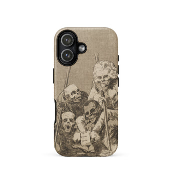 What one does to Another - Francisco De Goya Phone Case Iphone 17 / Matte Beige Brown Phone Case Vintage Illustration Grim Reapers Goya