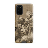 What one does to Another - Francisco De Goya Phone Case Samsung Galaxy S20 Plus / Matte Vintage-style Phone Case Detailed Black-and-white