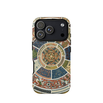 Another Grammar of Ornament - Owen Jones Phone Case Iphone 17 Pro / Matte Iphone 12 Pro Max Case Aztec Calendar Design Owen Jones, Visual