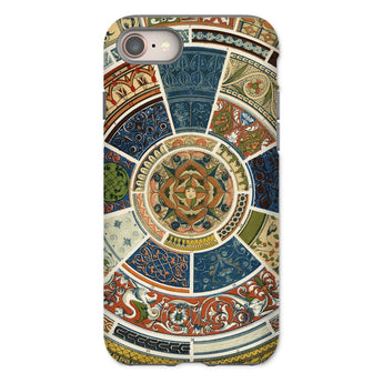 Another Grammar of Ornament - Owen Jones Phone Case Iphone 8 / Matte Ornate Phone Case Circular Mandala-like Design Intricate Patterns Owen