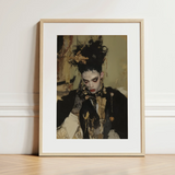 Antoine - Gay French Vampire Art Print / Canvas, 12x16’’ / 31x41cm / Natural Frame / Matboard, Posters Prints & Visual Artwork, Toby Leon