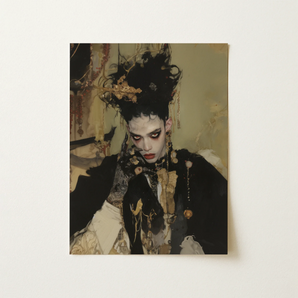 Antoine - Gay French Vampire Art Print / Canvas, 12x16’’ / 31x41cm / Unframed / no Border, Posters Prints & Visual Artwork, Toby Leon
