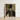 Framed Portrait Person Elaborate Black Gold Ornate Hair Gay French Vampire, Wrapped, Gothic Couture