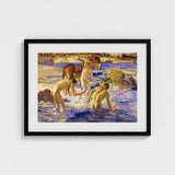 Anzacs Bathing - George Washington Lambert Art Print / Canvas, Captures Prints