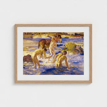 Anzacs Bathing - George Washington Lambert Art Print / Canvas, Captures Prints