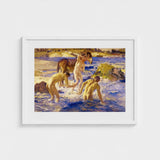 Anzacs Bathing - George Washington Lambert Art Print / Canvas, Captures Prints