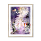 Aphromighty the 50ft Wiccan - Witch Myth Art Print, Whimsical Illustration 1920s Flapper-style Figure Dress Cocktail