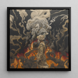 Apocalypso - Beautiful Apocalypse Art Print / Canvas, 12x12’’ / 31x31cm / Black Frame, Posters Prints & Visual Artwork, Toby Leon
