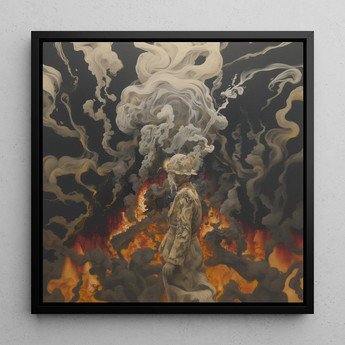 Apocalypso - Beautiful Apocalypse Art Print / Canvas, Beautiful Apocalypse Art, World Unraveling, Haunting Ballet