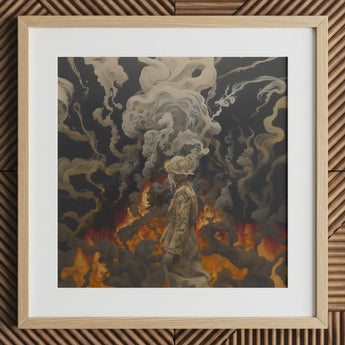 Apocalypso - Beautiful Apocalypse Art Print / Canvas, Beautiful Apocalypse Art, World Unraveling, Haunting Ballet