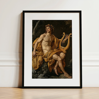Apollo - Anhänger von Charles Meynier Kunstdruck / Leinwand, 12x16’’ / 31x41cm / Schwarzer Rahmen / Passepartout, Poster-Drucke & visuelle Kunstwerke, Toby