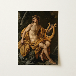 Apollo - Volgeling van Charles Meynier kunstdruk / Canvas, 12x16’’ / 31x41cm / Ongeframed / zonder rand, Posters, prints & visuele kunstwerken, Toby
