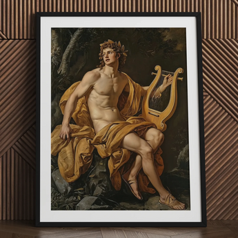 Apollo - Anhänger von Charles Meynier Kunstdruck / Leinwand, 24x32’’ / 61x81cm / Schwarzer Rahmen / Passepartout, Poster-Drucke & visuelle Kunstwerke, Toby