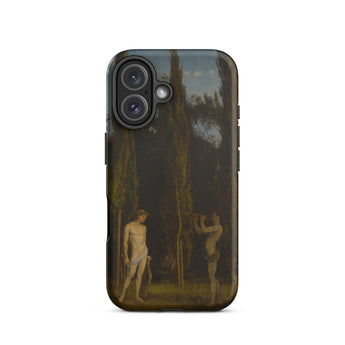 Custodia per iPhone Apollo & Marsyas - Mito greco di Hans Thoma, 16 / Opaca, Custodie per telefoni cellulari, Toby Leon