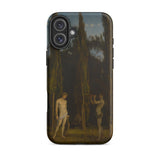 Custodia per iPhone Apollo & Marsyas - Mito greco di Hans Thoma, 16 Plus / Opaca, Custodie per telefoni cellulari, Toby Leon