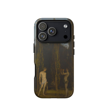 Custodia per iPhone Apollo & Marsyas - Mito greco di Hans Thoma, 17 Pro / Opaca, Custodie per telefoni cellulari, Toby Leon