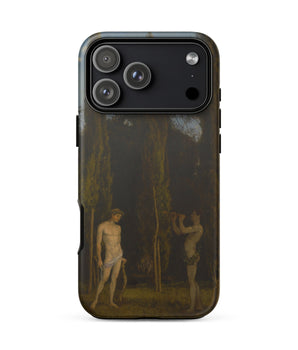 Iphone 17 Pro Max / Matte Apollo & Marsyas - Hans Thoma Greek Myth Phone Case