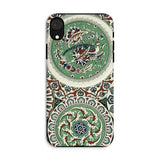 Arabesque Pattern - Auguste Racinet Iphone Case Xr / Matte Decorative Phone Case Intricate Islamic-style Patterns Motifs Green Auguste
