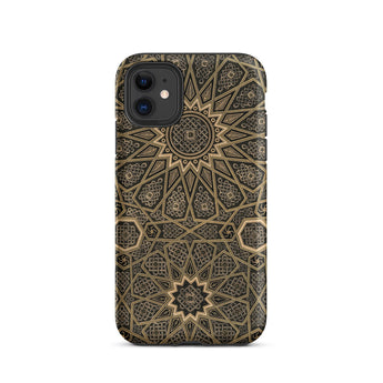 Arabic Ceiling - Emile Prisses D’avennes Phone Case Iphone 11 / Matte Ornate Patterned Phone Case Arabic Ceiling, Emile Prisse D’avennes,