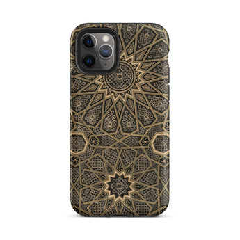 Arabic Ceiling - Emile Prisses D’avennes Phone Case Iphone 11 Pro / Matte Ornate Patterned Phone Case Arabic Ceiling, Emile Prisse