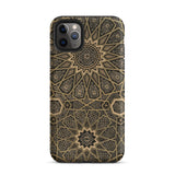 Arabic Ceiling - Emile Prisses D’avennes Phone Case Iphone 11 Pro Max / Matte Ornate Patterned Phone Case Arabic Ceiling, Emile Prisse