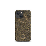Arabic Ceiling - Emile Prisses D’avennes Phone Case Iphone 13 Mini / Matte Ornate Patterned Phone Case Arabic Ceiling, Emile Prisse