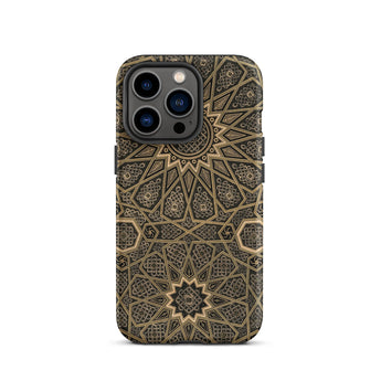 Arabic Ceiling - Emile Prisses D’avennes Phone Case Iphone 13 Pro / Matte Ornate Patterned Phone Case Arabic Ceiling, Emile Prisse