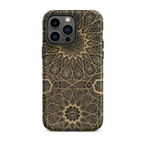 Arabic Ceiling - Emile Prisses D’avennes Phone Case Iphone 14 Pro Max / Matte Intricate Patterned Phone Case Arabic Ceiling, Emile Prisse