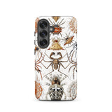 Arachnida - Ernst Haeckel Spider Taxonomy Phone Case Samsung Galaxy S25 / Matte White Phone Case Adorned Detailed Illustration Spiders