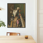 Aradia - Pagan Priestess Framed Canvas, Framed Art Print Decorated Animal Skull