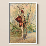 Archer - Casimiro Tomba Art Print / Canvas, 12x18’’ / 31x46cm / White Frame, Posters Prints & Visual Artwork, Toby Leon