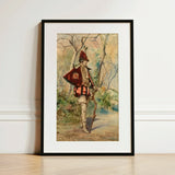 Archer - Casimiro Tomba Art Print / Canvas Framed Vintage-style Illustration Soldier Red Gold Uniform Hat Tomba’s, Prints