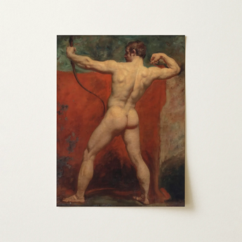 Archer - lámina artística de William Etty / Lienzo, 12x16’’ / 31x41cm / Sin marco / sin borde, pósters, impresiones y arte visual, Toby Leon