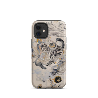 Archimedes - Surreal Owl Art Phone Case, Iphone 12 Mini / Matte, Mobile Cases, Toby Leon