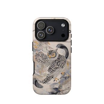 Archimedes - Surreal Owl Art Phone Case, Iphone 17 Pro / Matte, Mobile Cases, Toby Leon