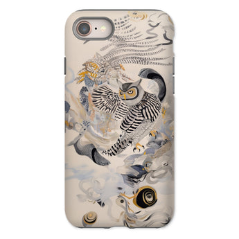 Archimedes - Surreal Owl Art Phone Case, Iphone 8 / Matte, Mobile Cases, Toby Leon