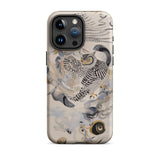 Archimedes - Surreal Owl Art Phone Case Iphone 15 Pro Max / Matte Owl Snail Patterned Phone Case Surreal Art, Ether, Each Wingbeat