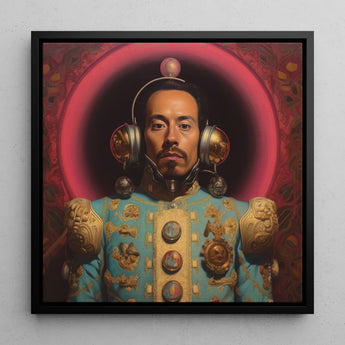 Armando - Gay Mexican Astronaut Art Print / Canvas, Gay Mexican Astronaut, Mexican Astronaut Aesthetic, Gayest Astronaut