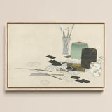 Art Supplies - Kamisaka Sekka Meiji Print / Canvas, 17x12’’ / A3 / Natural Frame, Posters Prints & Visual Artwork, Toby Leon