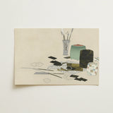 Art Supplies - Kamisaka Sekka Meiji Art Print / Canvas, Kamisaka Sekka’s Art, Momoyogusa Series Epitomizes, Rinpa School’s Fusion