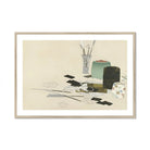 Art Supplies - Kamisaka Sekka Meiji Print, Life Arrangement Art Supplies Brushes Vase Paint Boxes