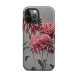 Asa–dsuma–bune - Kazumasa Ogawa Floral Phone Case Iphone 12 Pro Max / Matte Floral-patterned Phone Case Kazumasa Ogawa, Meiji-era Botanical