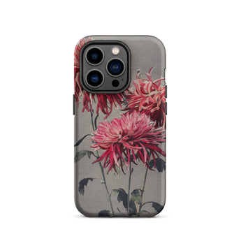 Asa–dsuma–bune - Kazumasa Ogawa Floral Phone Case Iphone 14 Pro / Matte Floral-patterned Phone Case Kazumasa Ogawa, Meiji-era Botanical