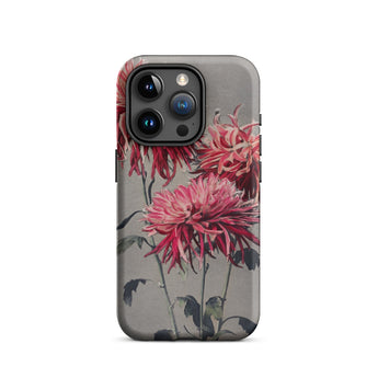 Asa–dsuma–bune - Kazumasa Ogawa Floral Phone Case Iphone 15 Pro / Matte Floral-patterned Phone Case Kazumasa Ogawa, Meiji-era Botanical