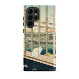 Asakusa Ricefields and Torinomachi Festival - Utagawa Hiroshige Phone Case Samsung Galaxy S22 Ultra / Matte Phone Case Vintage-style