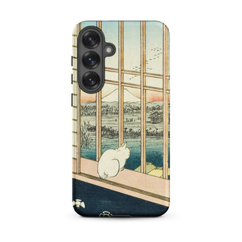 Asakusa Ricefields and Torinomachi Festival - Utagawa Hiroshige Phone Case Samsung Galaxy S25 Plus / Matte Phone Case White Rabbit