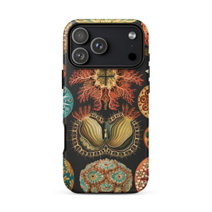 Ascidiae Sea Squirts - Ernst Haeckel Phone Case Iphone 17 Pro Max / Matte Iphone 12 Pro Max Case Jellyfish Design Black Ernst Haeckel Case,
