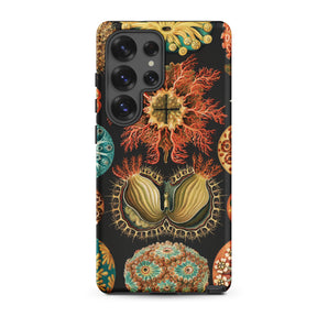 Ascidiae Sea Squirts - Ernst Haeckel Samsung Case, Galaxy S25 Ultra / Matte, Phone Case Dark Background Detailed Colorful Pattern Marine