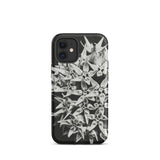 Asclepias Speciosa - Karl Blossfeldt Phone Case Iphone 12 Mini / Matte Black Phone Case Floral Design Karl Blossfeldt Photo, Monochrome